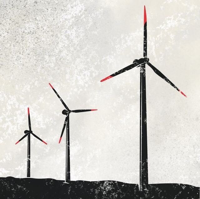 Dark Wind Turbines